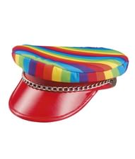 Rainbow rocker cap