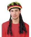 Rastahue med dreadlocks