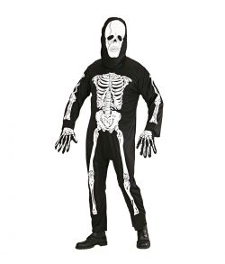 Skelet kostume til voksne.