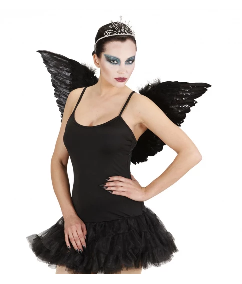 Sort kjole til sort engel kostumet. - & Farver