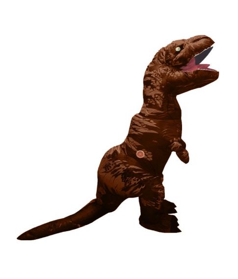Oppustelig T-Rex dinosaur kostume