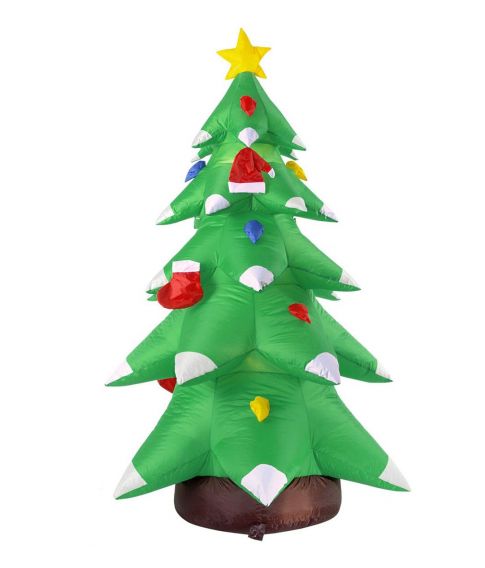 Oppusteligt juletræ 183 cm