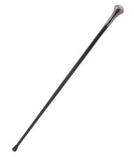 Stok med sølv knop