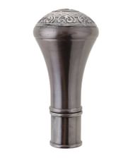 Stok med sølv knop