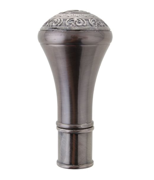 Stok med sølv knop