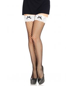 French Maid kvalitets net stockings til stuepigen