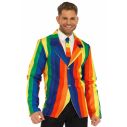 Flot jakke i regnbuens farver fra Leg Avenue.