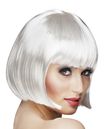 Billig hvid page paryk.