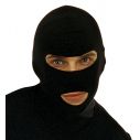 Sort maske til ninja udklædning.