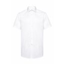 Hvid skjorte med korte ærmer.