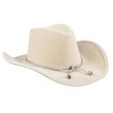 Flot hvid cowboy hat