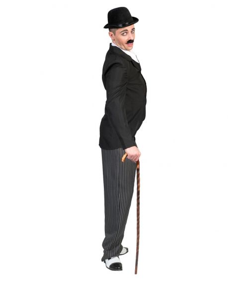 helikopter anmodning cowboy Charlie Chaplin kostume til voksne. - Fest & Farver