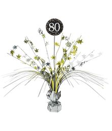 Flot Bordpynt 80 år Sparkling