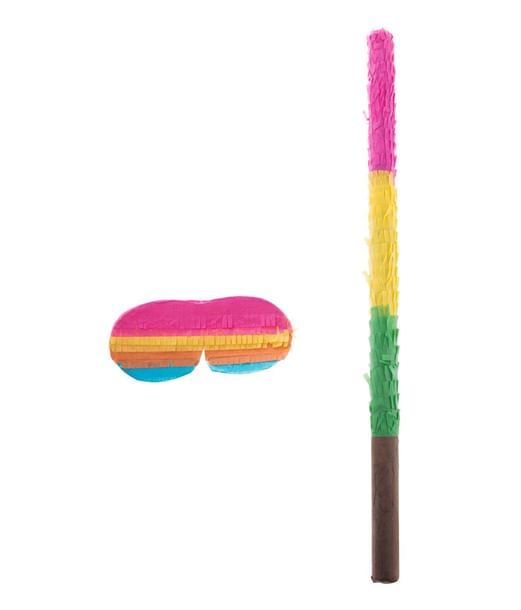 Pinata stick og maske. Pinata stick og maske.