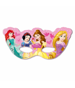 Disney Prinsesser pap halvmasker med elastik.