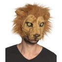 Løve plush halvmaske