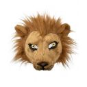 Løve plush halvmaske