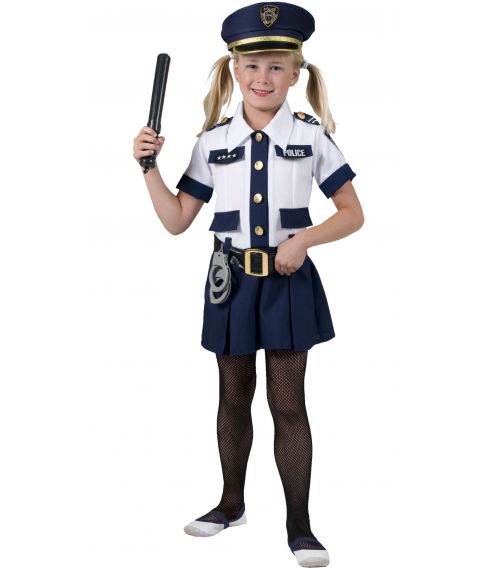 Politi kostume til piger