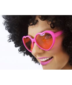 Spred kærlighed med et par søde hjertebriller i pink