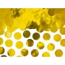 Flotte konfetti cirkler i guld folie til f.eks. hollywood festen eller guldbrylluppet