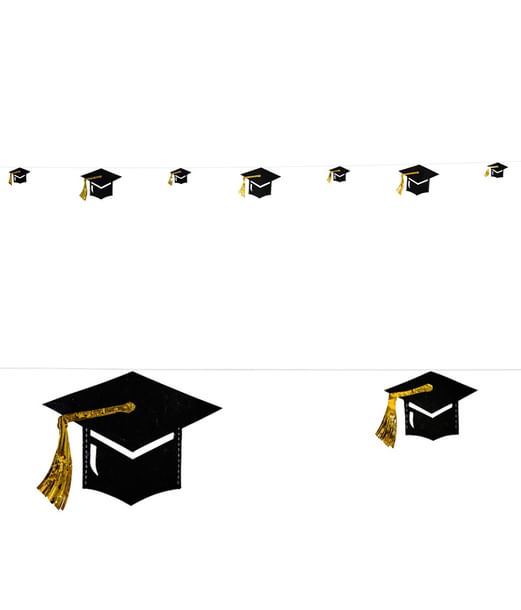 Graduerings hatte i karton med guld folie og guld snor. Graduerings hatte i karton med guld folie og guld snor.