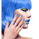 Flotte selvklæbende neon blå negle