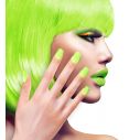 Flotte selvklæbende neon grønne negle