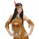 Fed detalje til det gennemførte indianer kostume