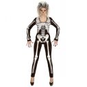 Skelet kostume til damer til Halloween.