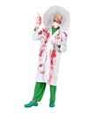 Blodig lægekittel til halloween.