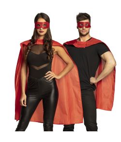 Rødt superhelt udklædningssæt ,