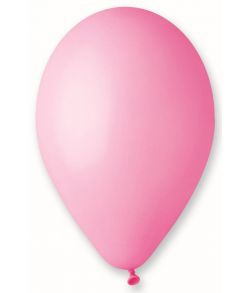 Lyserøde balloner til barnedåb.