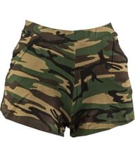 Hotpants med camouflage mønster