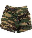 Hotpants med camouflage mønster