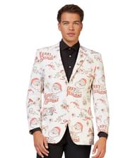 Juleblazer fra OppoSuits med julemænd.