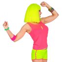 Pink neon top til 80er disco udklædningen