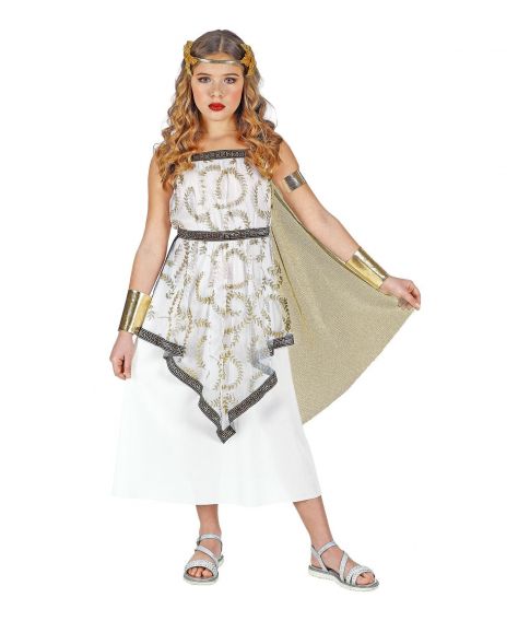 Bære Kvinde zoom Køb Græsk gudinde kostume 116 - 158 cm til fastelavn her - Fest & Farver