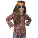 70er hippie skjorte med mønster