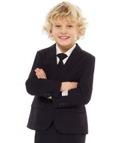 OppoSuits - Billigt sort jakkesæt til drenge.