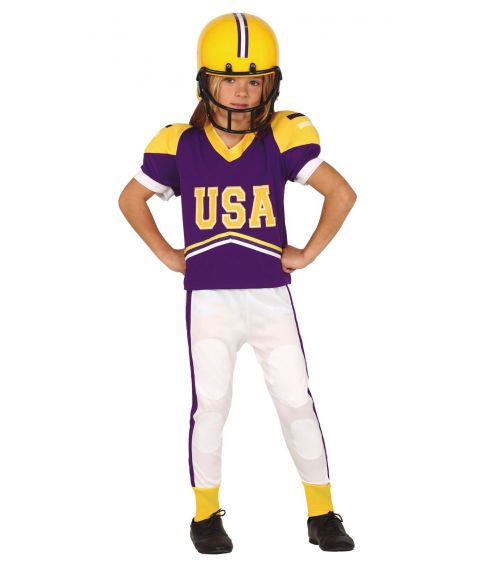Amerikansk fodbold kostume til drenge.