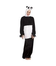 Panda kostume til teens og voksne 165 cm.