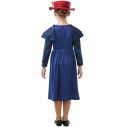 Mary Poppins kostume størrelse 3 - 8 år.