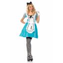 Klassisk Alice i Eventyrland kostume.