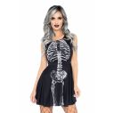 Sort skelet kjole.