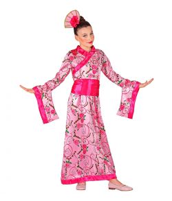Asiatisk Prinsesse kostume til piger.