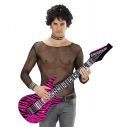 Oppustelig guitar pink zebra
