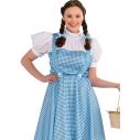 Dorothy kostume i størrelse XL.
