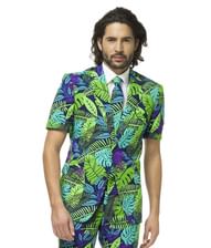 OppoSuit Juicy Jungle med kortærmet jakke og shorts.