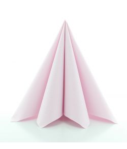 Flotte rosa papir servietter i kraftig kvalitet.