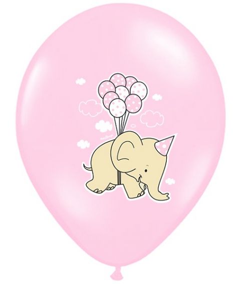 Køb rosa balloner med elefanter her. Porto fra hos - Fest &